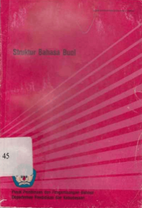 Struktur Bahasa Buol